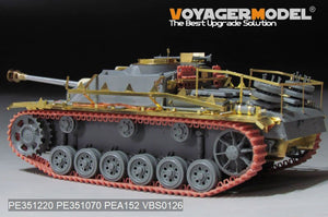 Maquette Voyager PE351220 StuG.III Ausf.G allemand de la Seconde Guerre mondiale, version de base (pour TAKOM 8006), échelle 1/35 – image 4