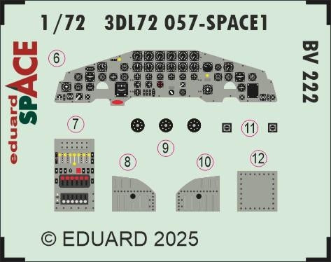 Eduard 3DL72057 BV 222 SPACE Revell 1/72 – zdjęcie 3