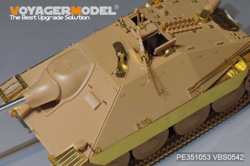 Voyager Model PE351053B WWII German Sd.Kfz.138/2 Hetzer Tank Destroyer Late Version (B ver include Gun Barrel) For ACADMY 13230/13277 1/35 – zdjęcie 18