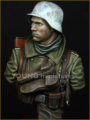 Young Miniatures YM1825 German Infantry Russian Front WWII 1/10 – zdjęcie 7
