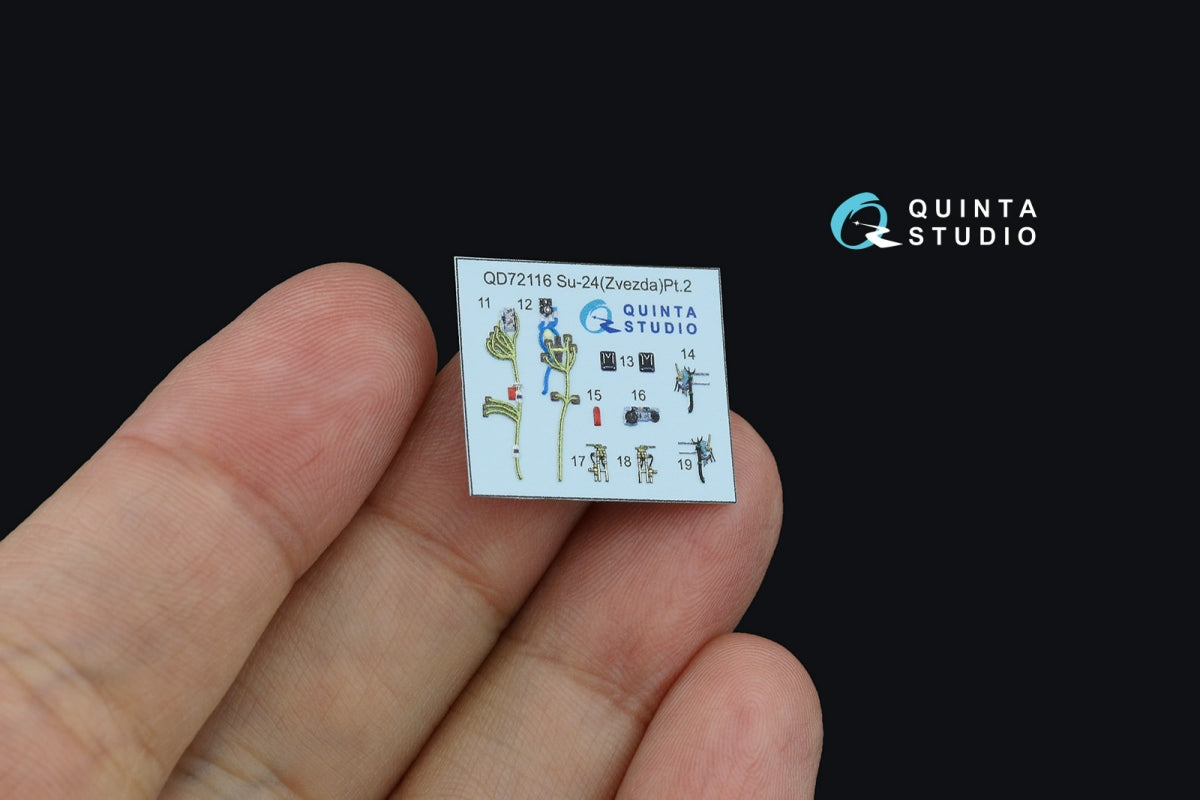 Quinta Studio QD+72117 Su-24MR 3D-Printed colored Interior on decal paper (Zvezda) (with 3D-printed resin part) 1/72 – image 6