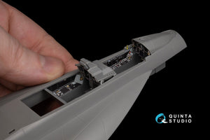 Quinta Studio QD48243 F/A-18F late / EA-18G 3D-Printed &amp;amp; colored Interior on decal paper ( Meng ) 1/48 – image 6