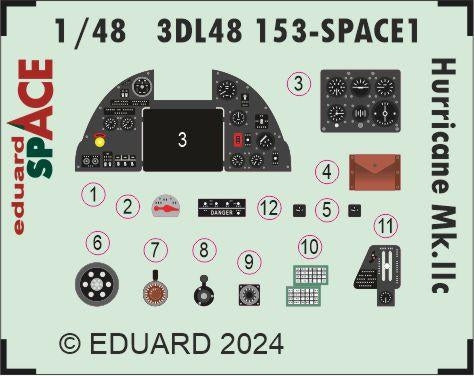 Eduard 3DL48153 Hurricane Mk. IIc SPACE HOBBY BOSS 1/48 – image 4