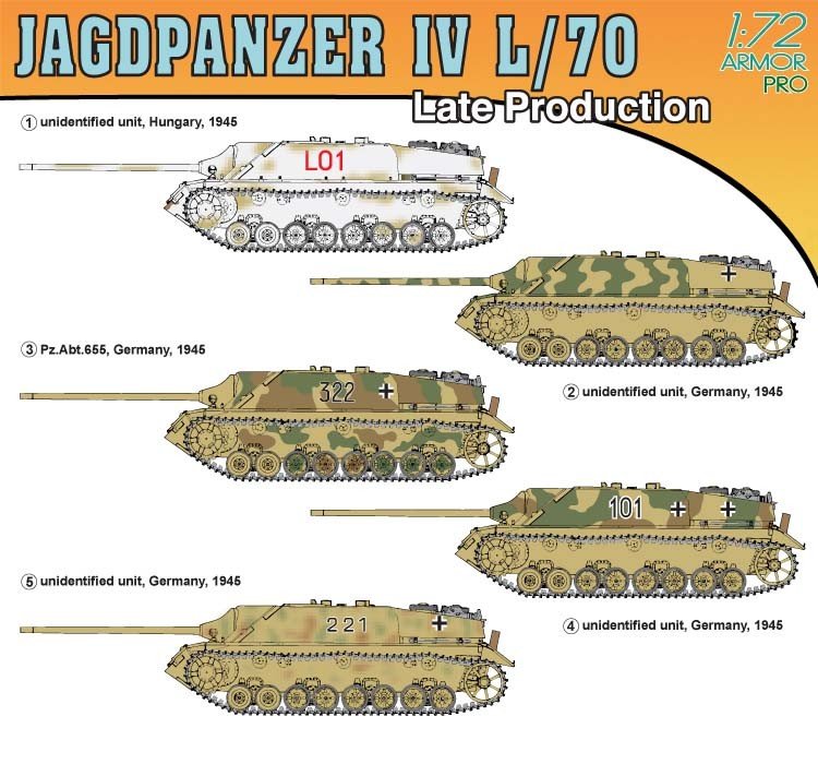 Dragon 7293 Jagdpanzer IV L/70 Late 1/72 – zdjęcie 2