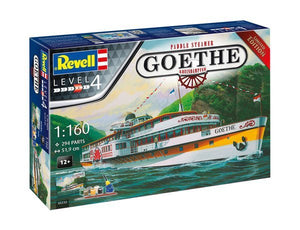 Revell 05232 Rheindampfer Goethe Set with Model Accessories (1/160)