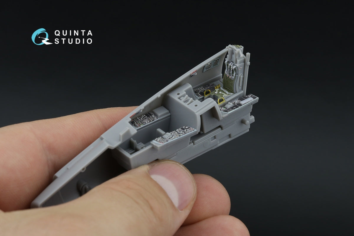 Quinta Studio QD72215 F-15D/F-15DJ Eagle 3D-Printed &amp;amp; coloured Interior on decal paper (Fine Molds) 1/72 – immagine 10