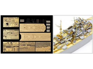 Tamiya 25181 Bismarck1941- Detail Up &amp;amp; PE Parts Set 1/350