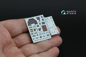 Quinta Studio QD48482 P-51B/C (Late) 3D-Printed coloured Interior on decal paper (Tamiya) 1/48 – zdjęcie 3