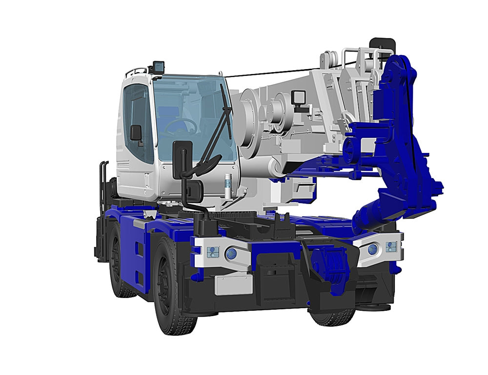 Hasegawa 66110 Tadano Rough Terrain Crane GR-130NL/N CREVO Mini G4 &amp;quot;H-Type Outrigger&amp;quot; 1/35 – zdjęcie 8