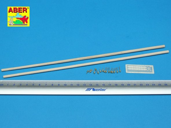 Aber 35D09 Telegraph - pillar set for 1 cross bars with 8 insulators each 1/35 – image 3