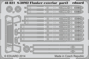 Eduard 48821 S-30M-2 Flanker exterior ACADEMY 1/48 – zdjęcie 2