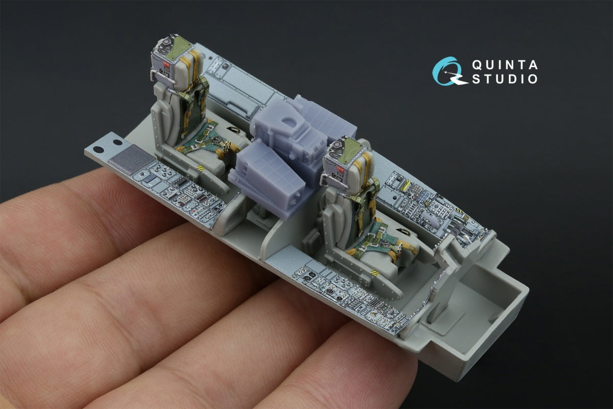 Quinta Studio QD+48519 Tornado ECR 3D-Printed colored Interior on decal paper (Italeri) (with 3D-printed resin parts) 1/48 – image 9