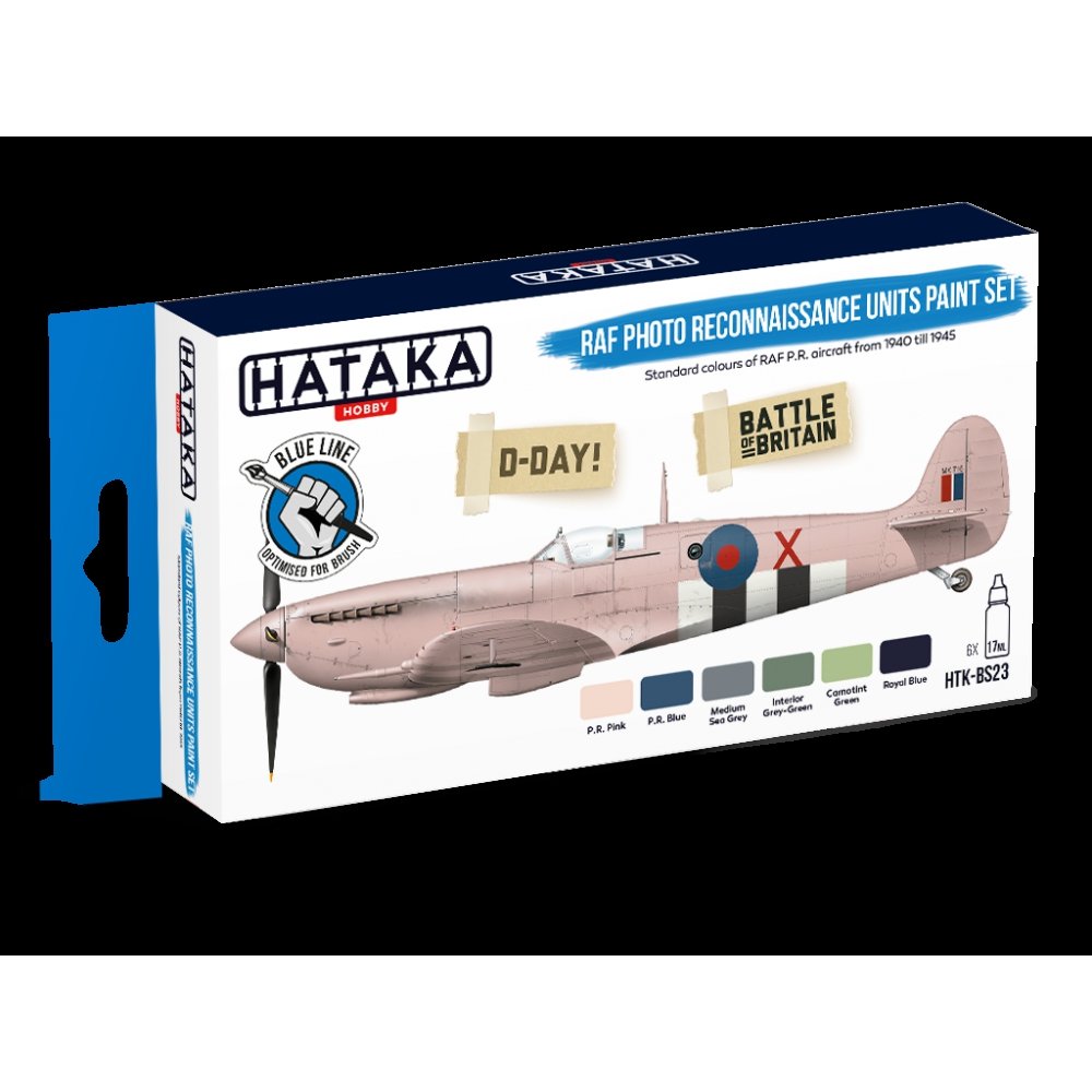 Hataka HTK-BS23 RAF Photo Reconnaissance Units paint set (6x17ml) – image 3