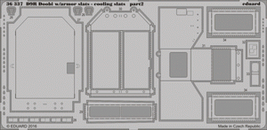 Eduard 36337 D9R Doobi w/ armor slats - cooling slats 1/35 Meng – zdjęcie 2