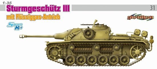 Cyber Hobby 6371 Sturmgeschutz III mit Flussiggas-Antrieb 1/35