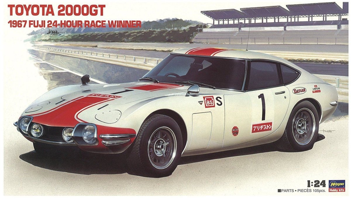 Hasegawa HR01 Toyota 2000 GT 1967 Fuji 24-Hour race winner 1/24