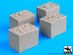 Black Dog D35017 Sandbag armored wall 3 1/35 – zdjęcie 5