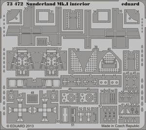 Eduard 73472 Sunderland Mk. I interior S. A. 1/72 ITALERI – Bild 2