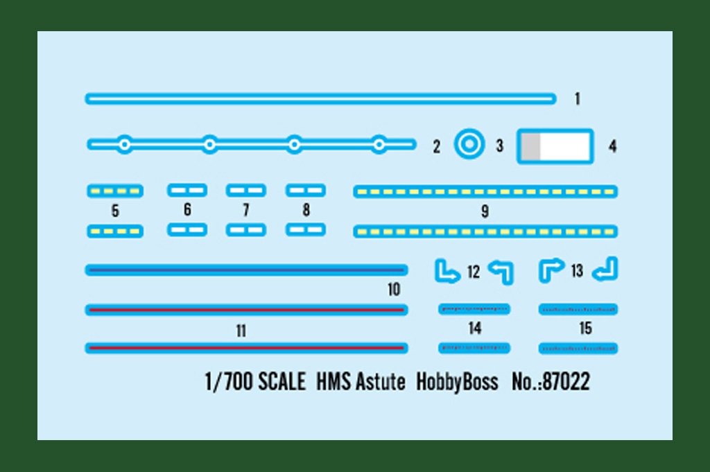 Hobby Boss 87022 HMS Astute (SSN) 1/700 – zdjęcie 4