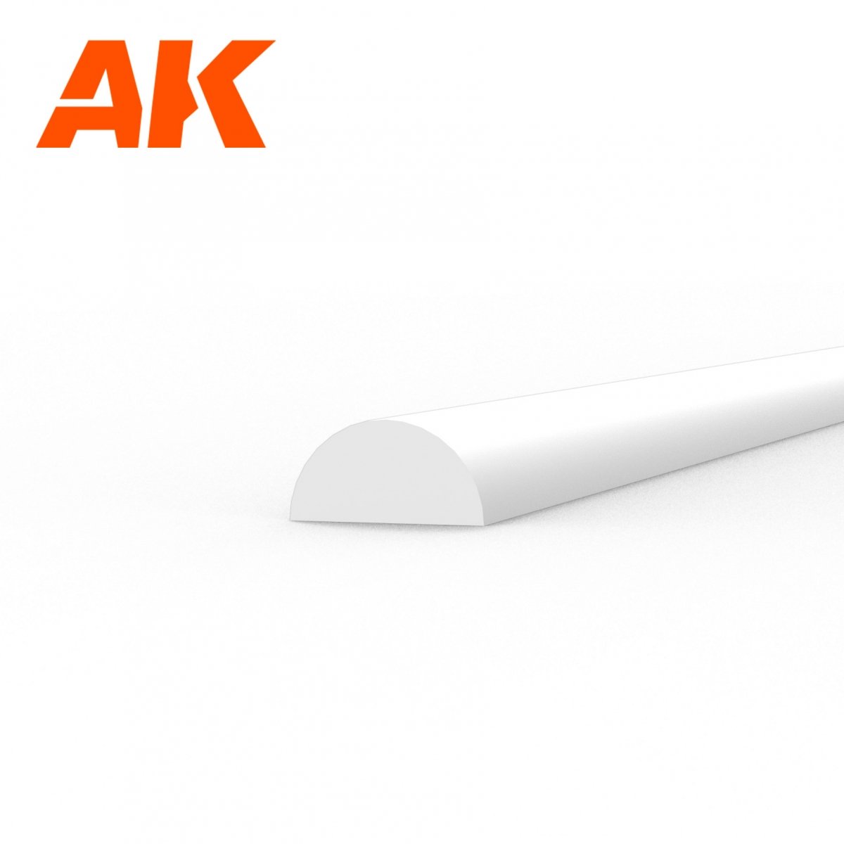 AK Interactive AK6552 HALF CANE 2.00 X 350MM – STYRENE HALF CANE – (4 UNITS) – zdjęcie 2