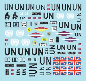Star Decals 35-C1160 Balkan Peacekeepers # 9. Scimitar CVR(T) 1/35 – zdjęcie 3