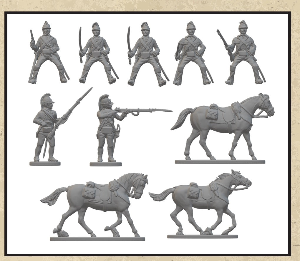 Hat 8346 American War of Independence - American Cavalry 1/72