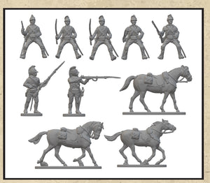 Hat 8346 American War of Independence - American Cavalry 1/72