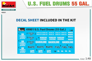MiniArt 49001 U.S. FUEL DRUMS 55 GAL. 1/48 – Bild 2
