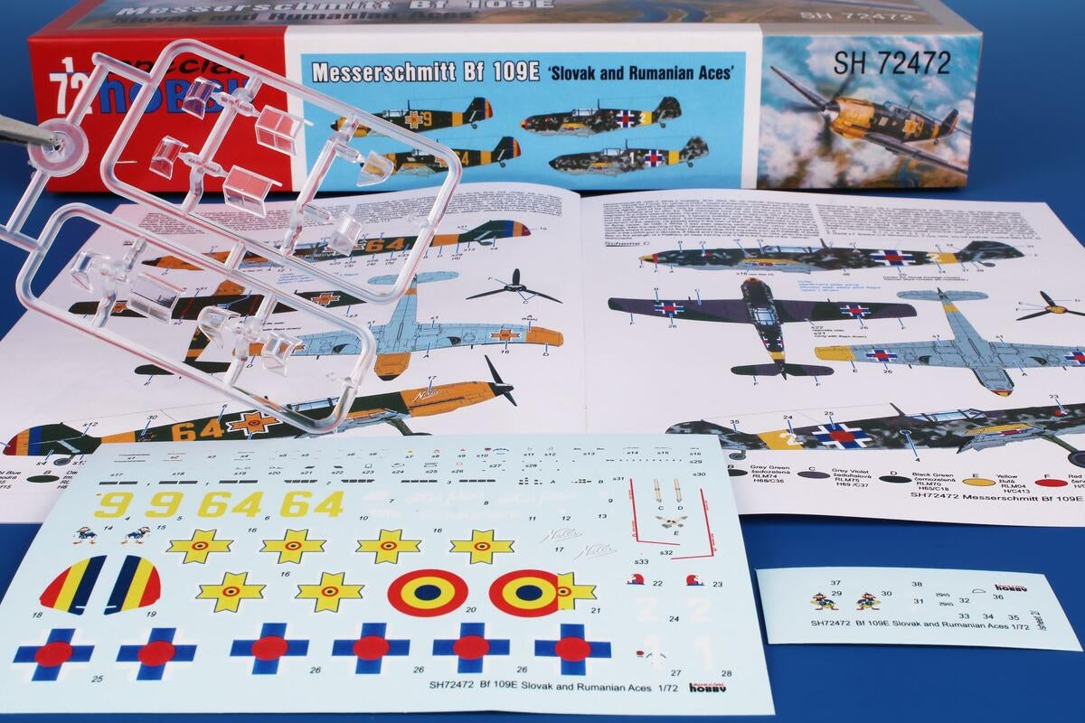 Special Hobby 72472 Messerschmitt Bf 109E ‘Slovak and Rumanian Aces’ 1/72 – immagine 7