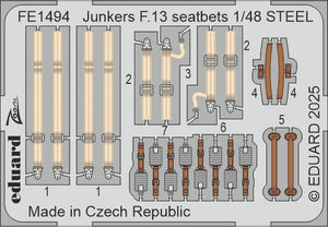 Eduard 491494 Junkers F.13 MiniArt 1/48 – immagine 2