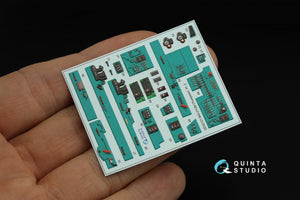 Quinta Studio QD32121 MiG-21UM 3D-Printed &amp;amp; colored Interior on decal paper (Trumpeter) 1/32 – image 11
