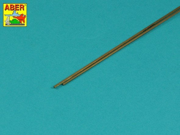 Aber HR-15 Hexagonal brass rods 1.5mm length 245mm (2 pieces)