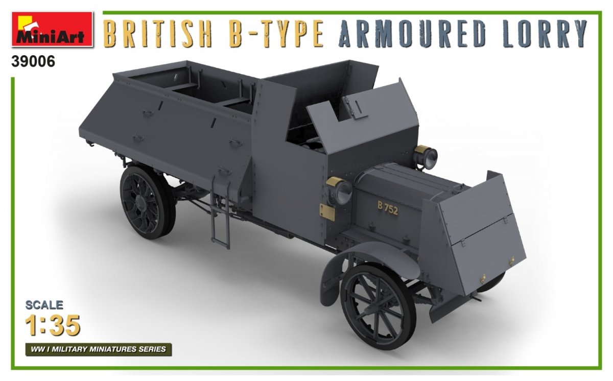 Miniart 39006 BRITISH B-TYPE ARMOURED LORRY 1/35 – Bild 5