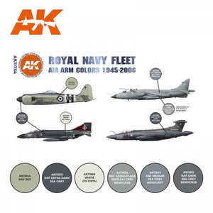 AK Interactive AK11754 RN FLEET AIR ARM AIRCRAFT COLORS 1945-2010 6x17 ml – Bild 2