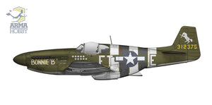 Arma Hobby 70069 P-51 B Mustang Deluxe Set 1/72 – zdjęcie 9