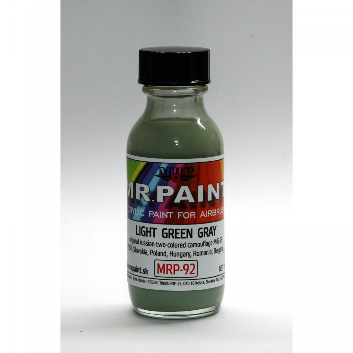 MR. Paint MRP-092 LIGHT GREEN GRAY Russian two-tone camo MIG-29 30ml – zdjęcie 2