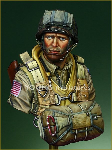 Young Miniatures YM1824 US Paratroopers 82nd Airborne Normandy 1944 1/10 – zdjęcie 5