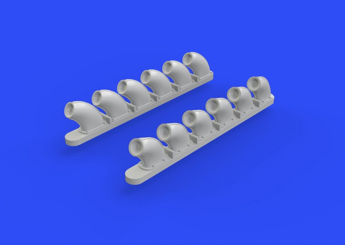 Eduard 648271 P-40B exhaust stacks AIRFIX 1/48 – image 3