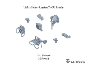ET Model P35-275 Lights Set for Russian T-80U Family 1/35