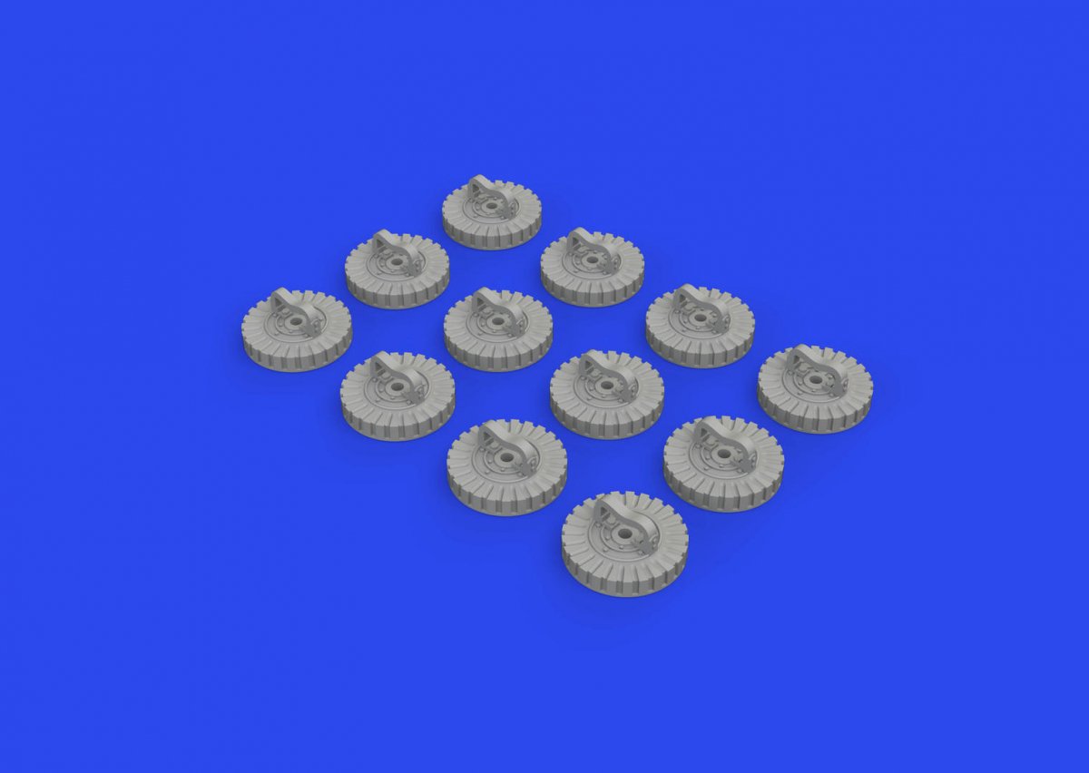 Eduard 648867 Lewis 47-cartridges ammo magazines PRINT 1/48 – zdjęcie 3