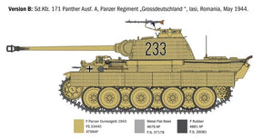 Italeri 0270 SD.KFZ. 171 PANTHER AUSF. A 1/35 – zdjęcie 6