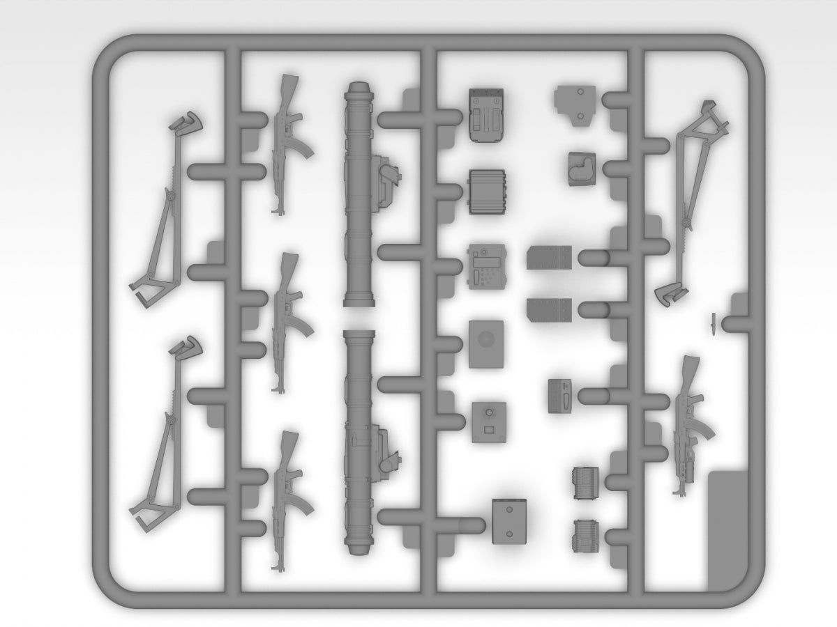 ICM 35749 Infantry weapons and chevrons Armed Forces of Ukraine 1/35 – image 5