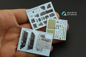 Quinta Studio QD32109 F/A-18C Late 3D-Printed &amp;amp; coloured Interior on decal paper (Academy) 1/32 – zdjęcie 7