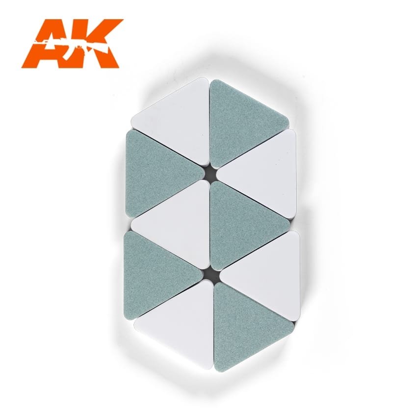 AK Interactive AK9029 DOUBLE SIDED SPONGE (SEMI-GLOSS EFFECT / FINE POLISHING)