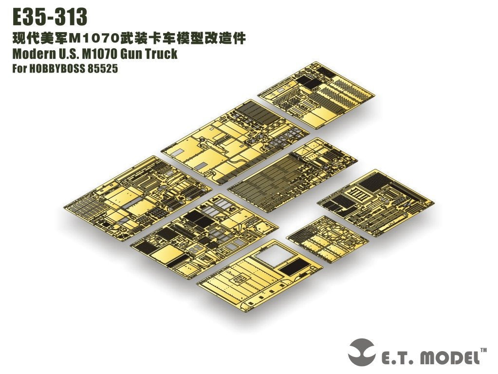 ET Model E35-313 Modern US M1070 Gun Truck For HOBBY BOSS 85525 1/35