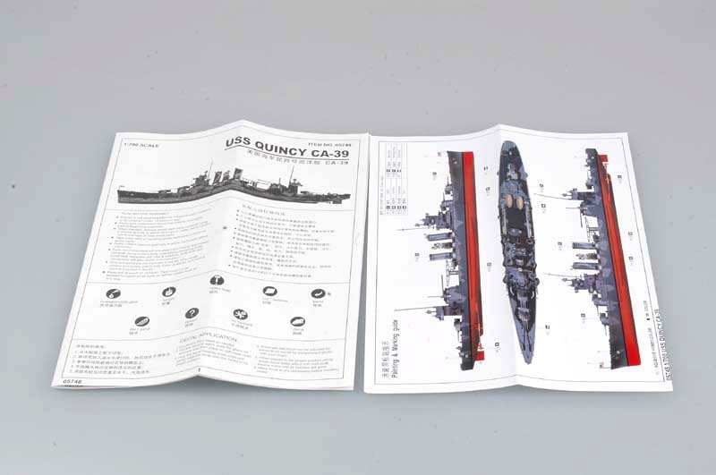 Trumpeter 05748 USS Quincy CA-39 1/700 – zdjęcie 3