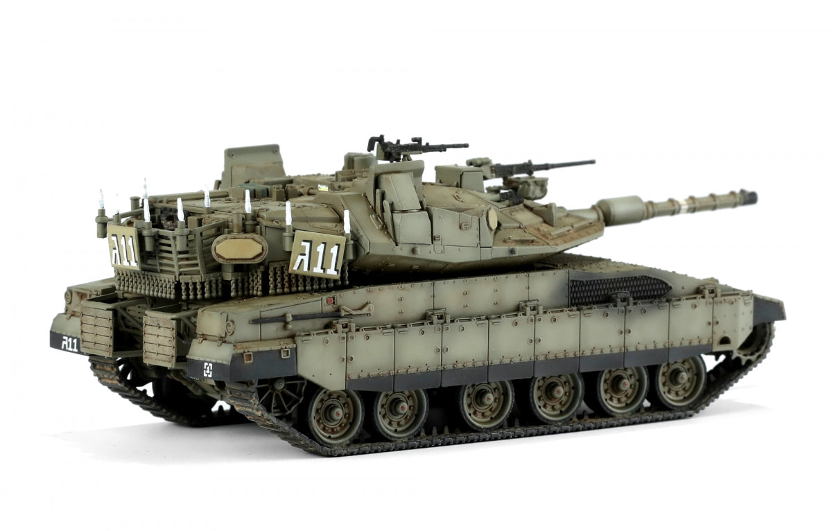 Meng Model 72-006 Israeli Main Battle Tank Merkava Mk.4M w/ Trophy Active Protection System 1/72 – zdjęcie 7
