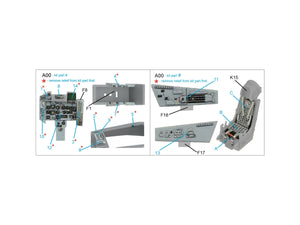 Quinta Studio QD72118 MiG-29A (NATO) 3D-Printed coloured Interior on decal paper (Trumpeter/IBG Models) 1/72 – immagine 2
