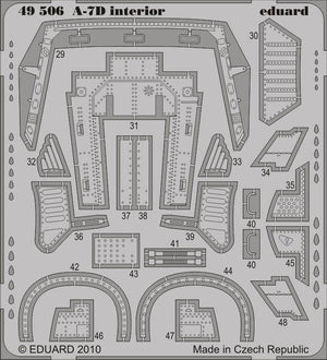 Eduard 49506 A-7D interior S. A. 1/48 HOBBY BOSS