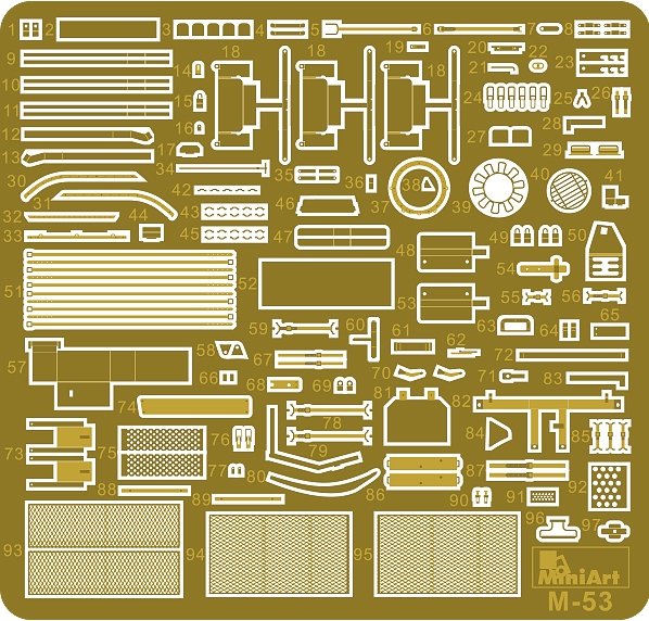 MiniArt 37029 TIRAN 4 LATE TYPE. INTERIOR KIT 1/35 – zdjęcie 6